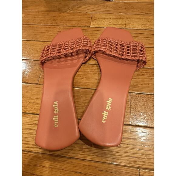 Cult Gaia Maya woven leather sandal shoe 38.5 (san100 main image 4